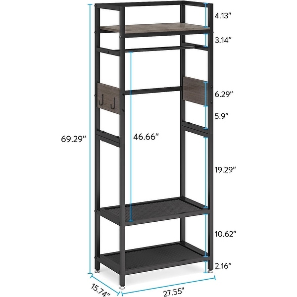 Freestanding shelves sales for closet