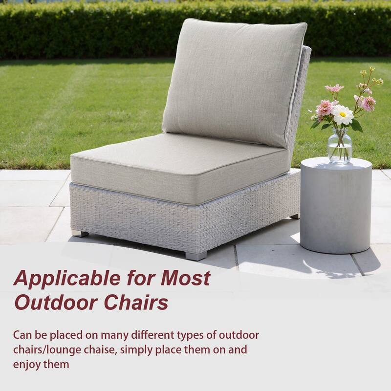 Sunbrella Indoor Outdoor Chair Cushion and Pillow