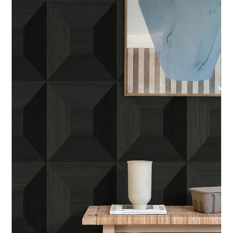 NextWall Quadrant Geo Peel and Stick Wallpaper