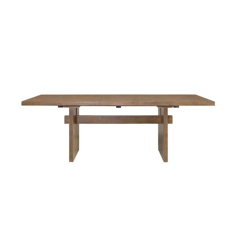 Coastal Wood Kitchen Table, Dining Table, Rectangular Table, Office Table, Brown