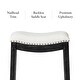 preview thumbnail 88 of 98, Maven Lane 31" Adrien Saddle Kitchen Bar Height Stool - N/A