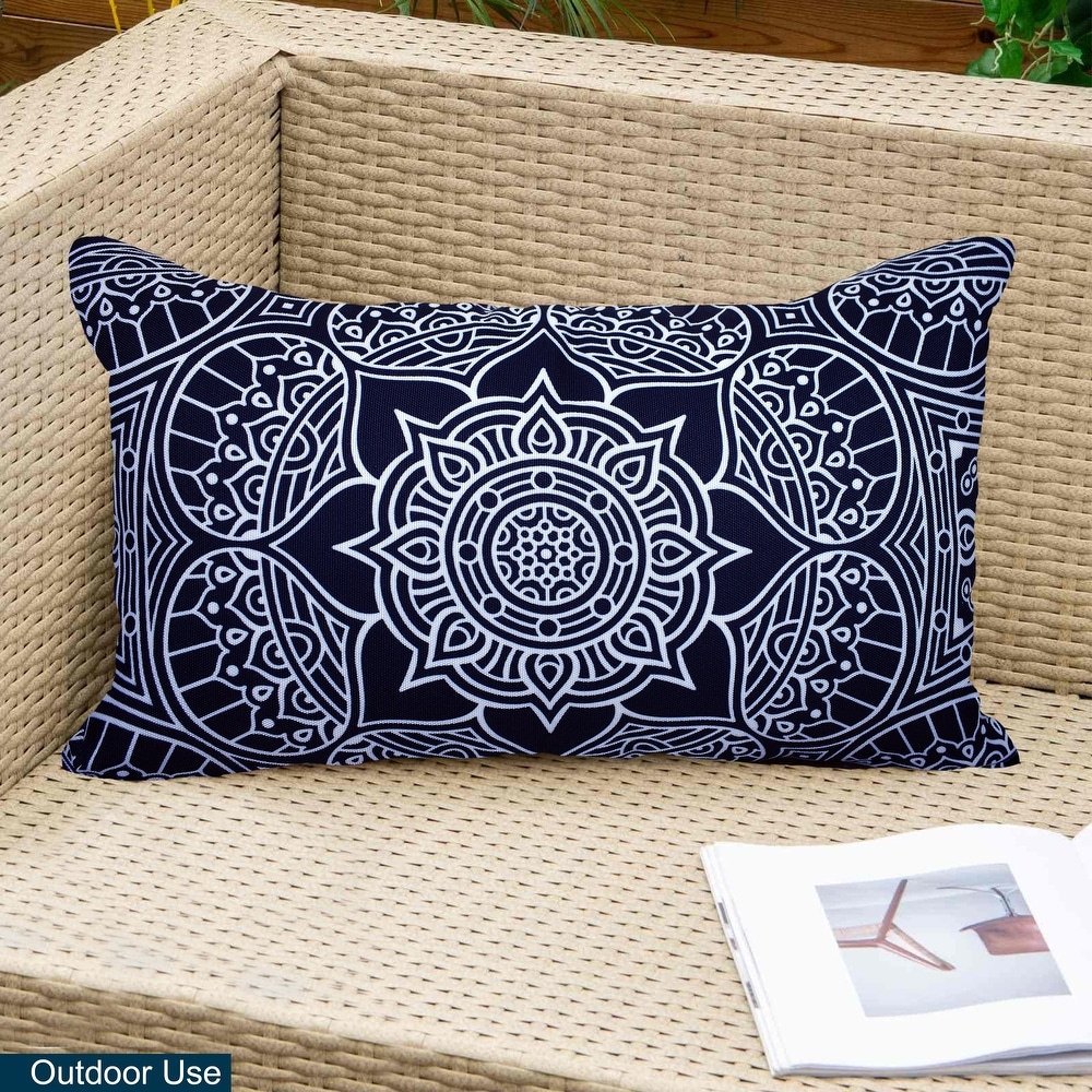 Outdoor waterproof outlet throw pillows