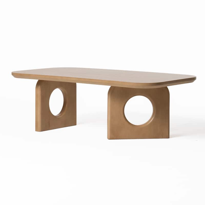 Nova Domus Oshana Modern White Oak Coffee Table