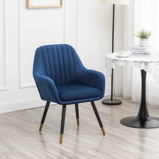 Roundhill Furniture Tuchico Contemporary Fabric Accent Chair in Gray