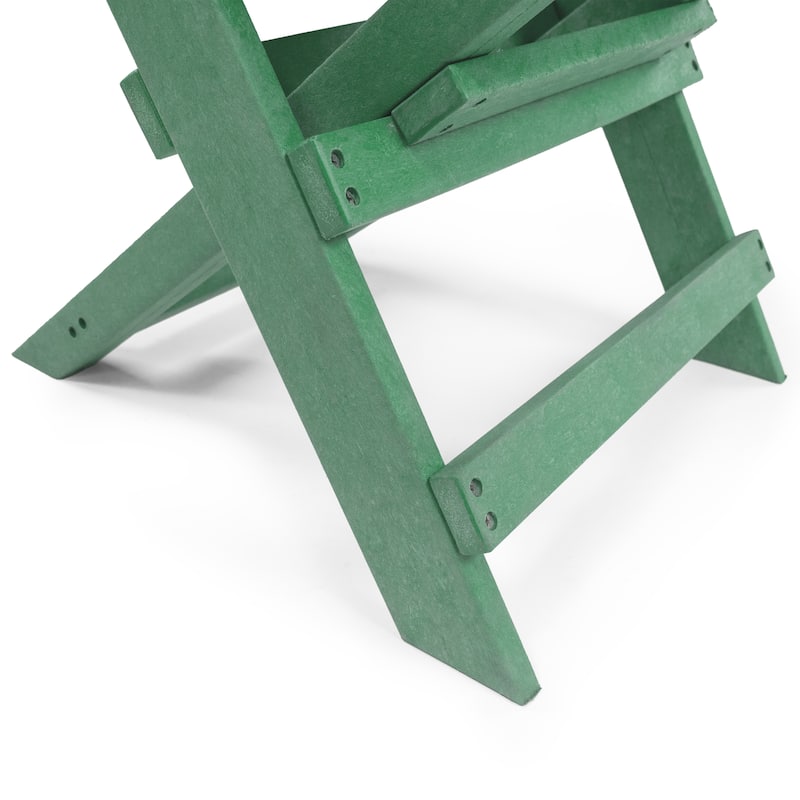 Las Cabos Fully Assembled All-Weather Recycled HDPE Outdoor Folding Bistro Chair