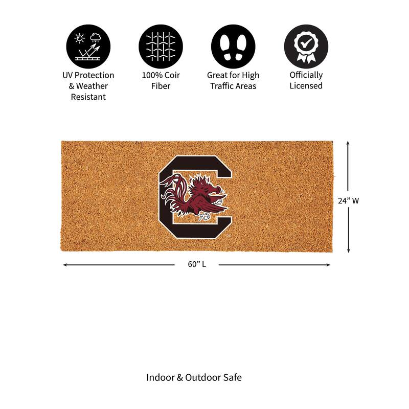 University of South Carolina Full Color Indoor/Outdoor Coir Mat
