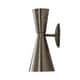 preview thumbnail 7 of 25, Rennnsan 2-Light Modern Industrial Cone Vanity Light in Brass/ Nickel