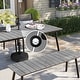 preview thumbnail 3 of 35, Pellebant Outdoor Aluminum Rectangular Dining Table