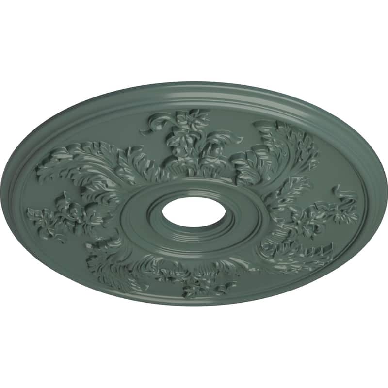 23 5/8"OD x 4 5/8"ID x 1 7/8"P Acanthus Twist Ceiling Medallion