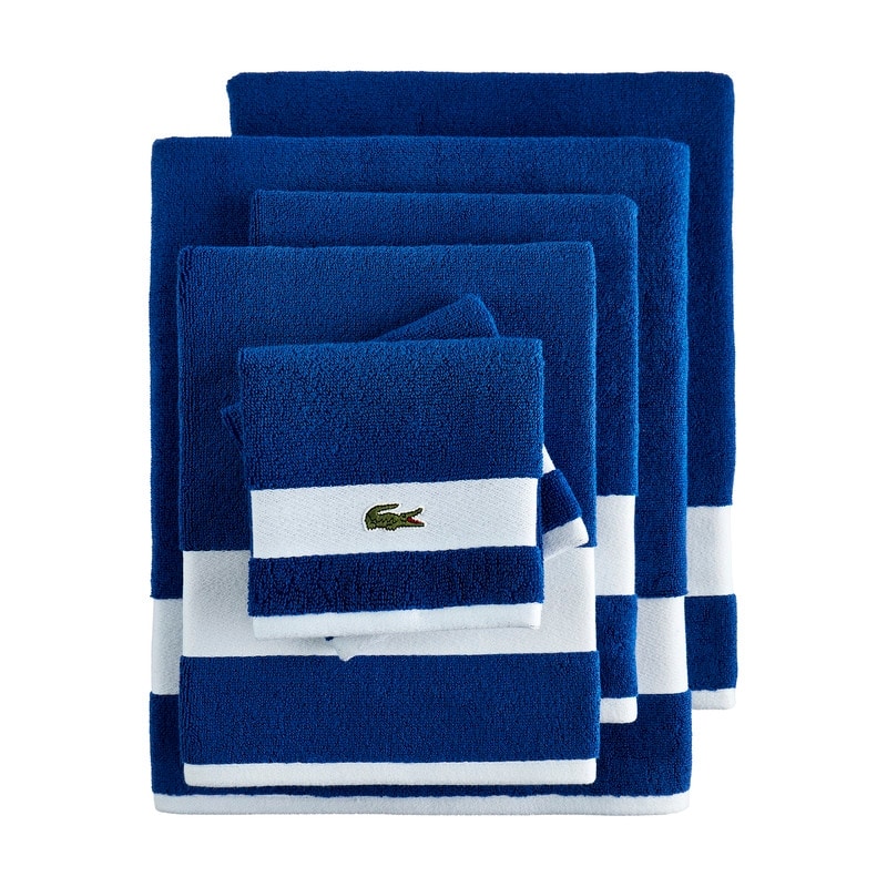 Lacoste Sport Stripe Supima Cotton 6-Piece Towel Set