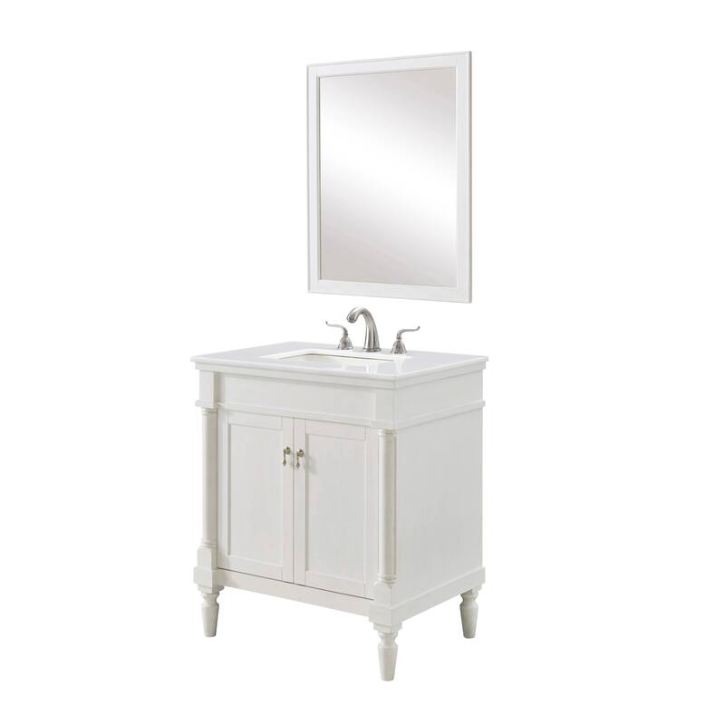 Elegant Lighting VF13030-VW Lexington 30" Free Standing Single Basin