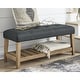 preview thumbnail 14 of 14, Cabellero Upholstered Accent Bench