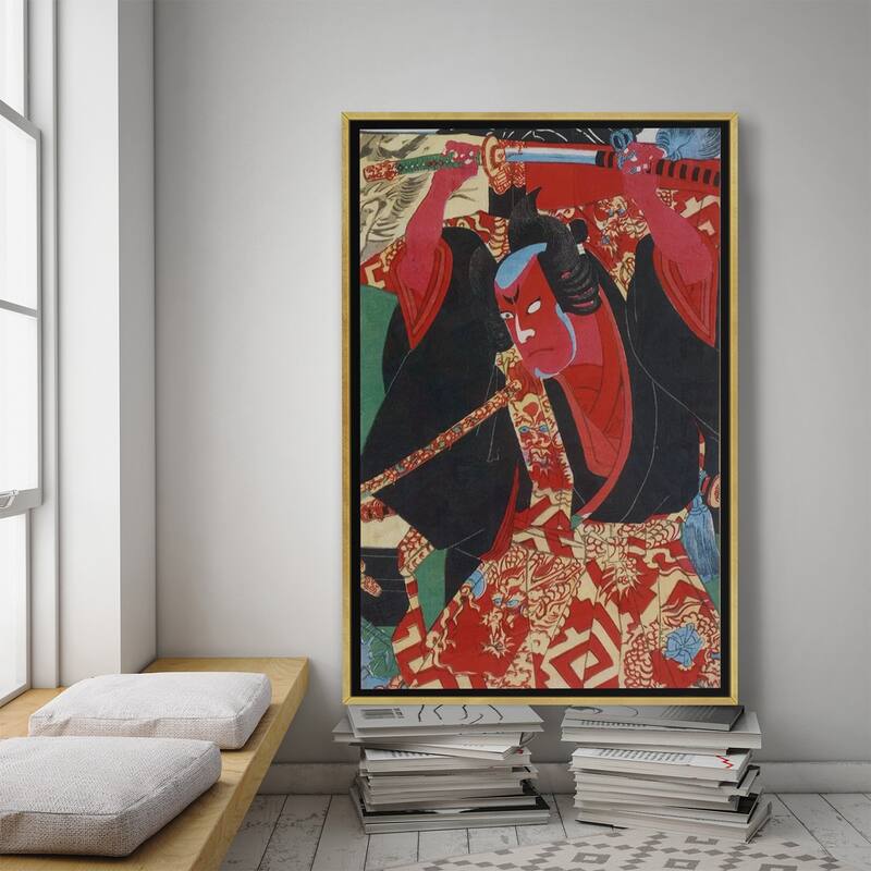 Large Wall Art, Framed Art, Asian Inspired Art, by Unknown Artist