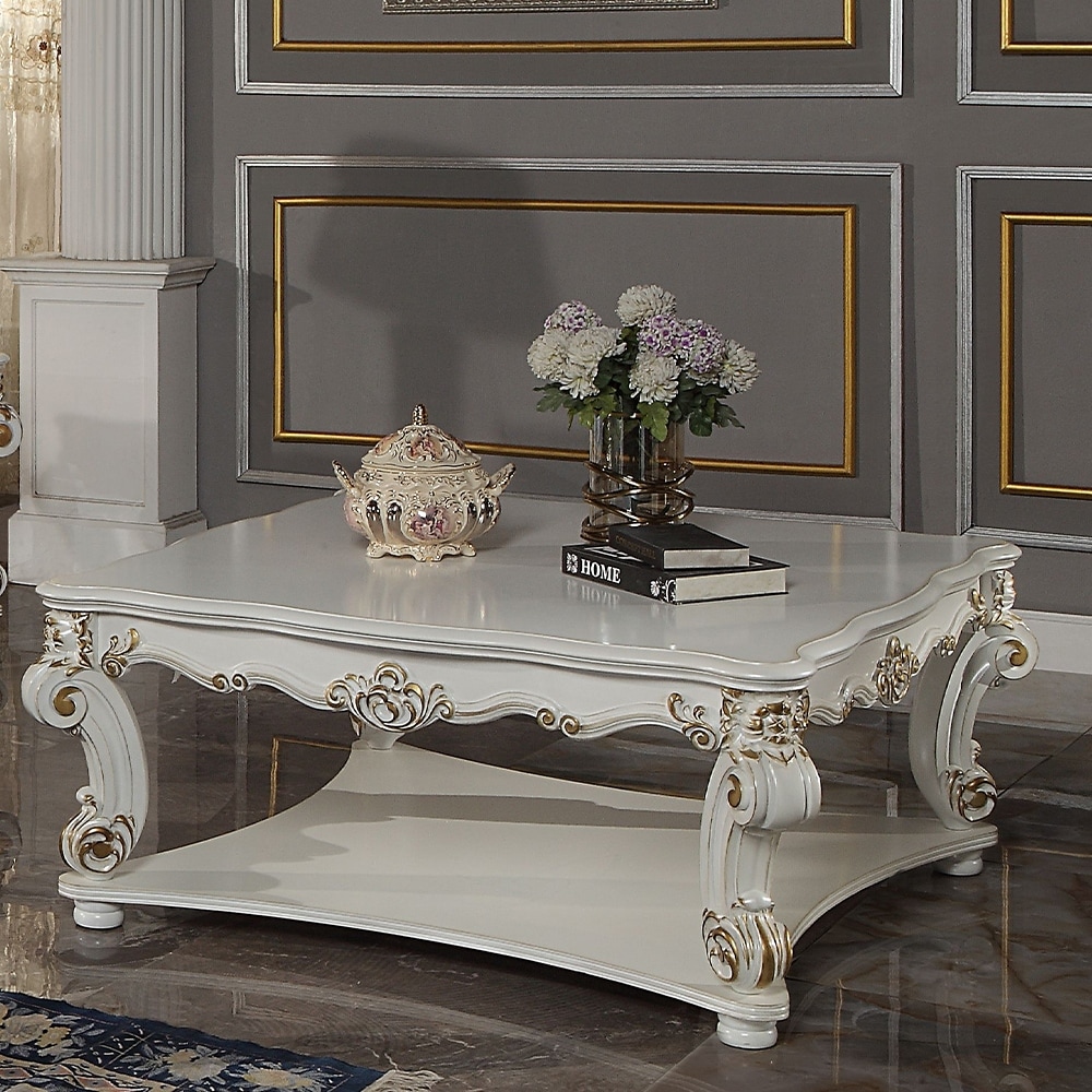Acme kacia antique black console deals table