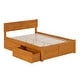 preview thumbnail 33 of 83, Orlando Platform Bed with Footboard and Storage Drawers