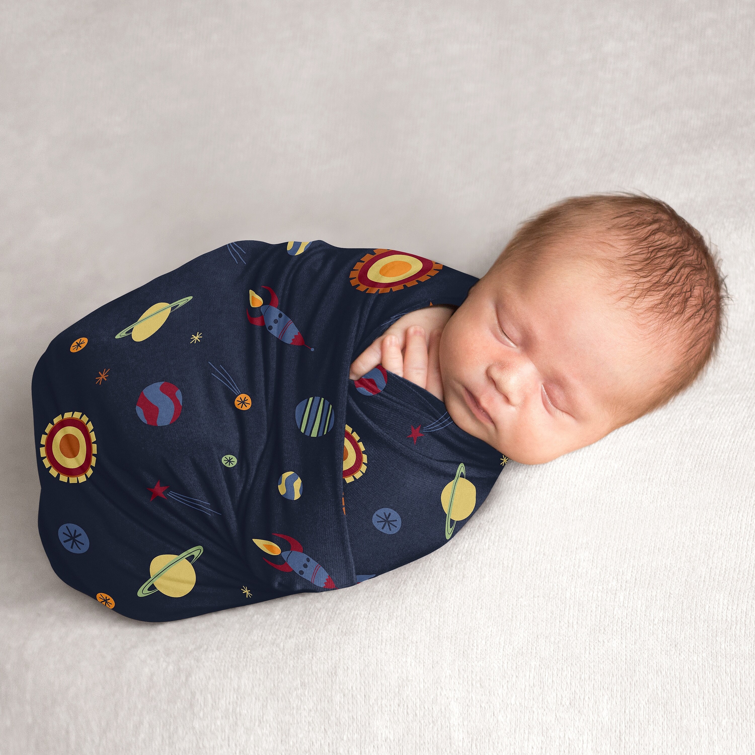 Navy blue swaddle top