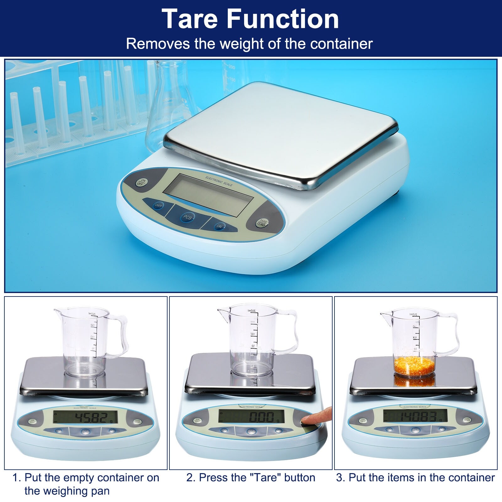 Lab Scale 0.01gx 5000g - Precision Analytical Scale, India