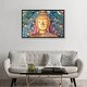 preview thumbnail 7 of 13, iCanvas "Buddha Head" by Manjik Pictures Framed