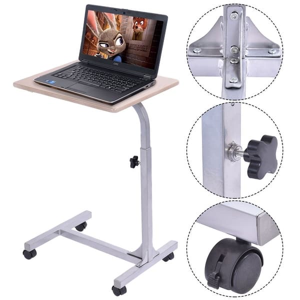 Shop Costway Adjustable Laptop Notebook Desk Table Stand Holder