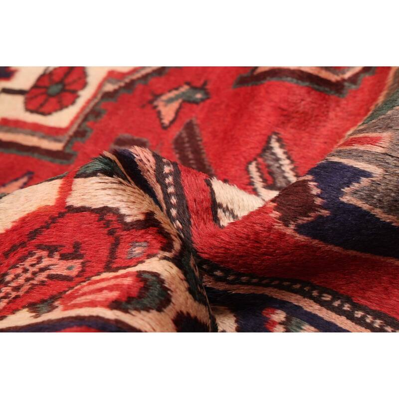 ECARPETGALLERY Hand-knotted Anadol Red Wool Rug - 4'1 x 7'3