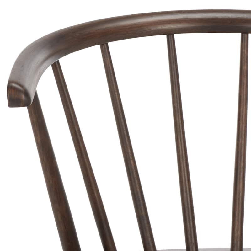 SAFAVIEH Home Blanchard 18-inch Curved Spindle Side Chair [SET of 2] - 21"W x 21"D x 30"H