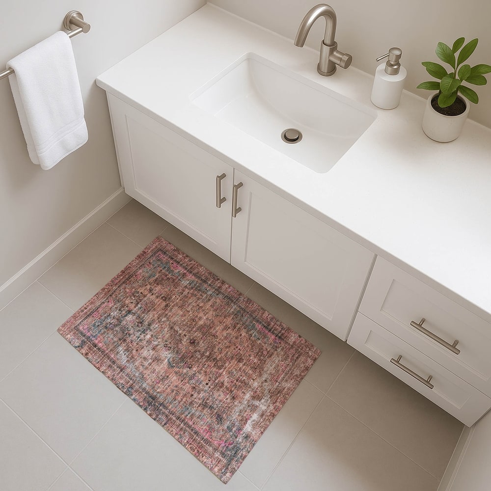 Premium Washable Super Soft Vintage Traditional Mayfield Rug