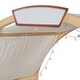 preview thumbnail 14 of 22, Twin Size Kids Bed With Arched Roof Light Strip Interactive Whiteboard/2 Drawers