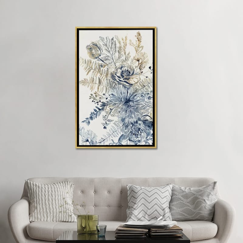 iCanvas "Royal Blue II" by Maya Woods Framed Canvas Print