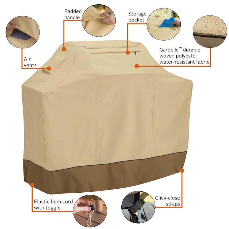 Classic Accessories Veranda Water-Resistant 38 Inch BBQ Grill Cover