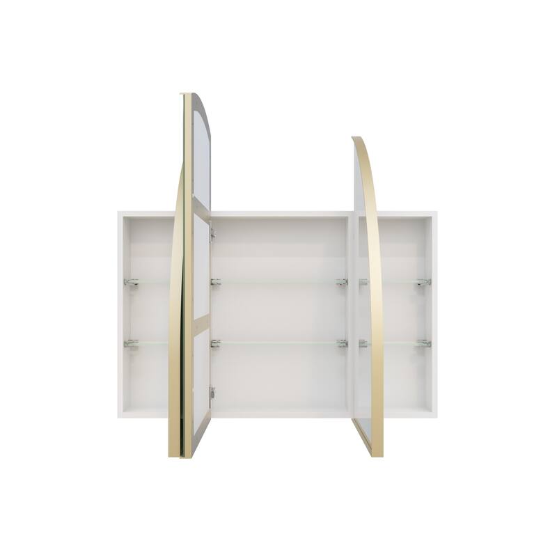 Glass Warehouse SC3-AR-48X32 Aria 48" x 32" Framed Triple Door