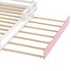 preview thumbnail 29 of 28, With Trundle Bed Wooden Twin Size Platform Bed with Storage Cabinet