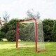 preview thumbnail 8 of 6, Soozier Soccer Goal, All Weather Practice Soccer Net with Steel Frame, PE Mesh, Soccer Training Equipment