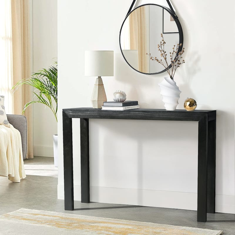 Pinewood Entryway Table Console with Sturdy Surface 220 lbs - 46.1 x 11.8 x 31.9 in