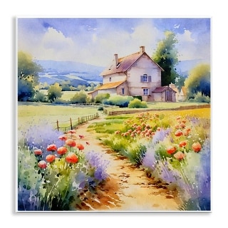 Stupell Provence Cottage Gardens Wall Plaque Art Design By Andrea Haase ...