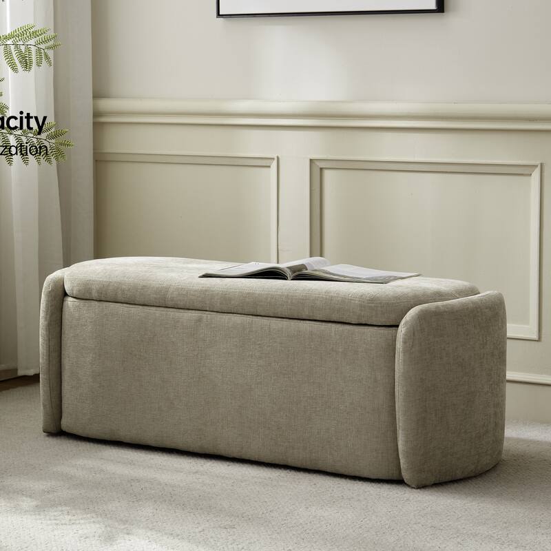Bedroom Bench Storage Bench with Arms Ottoman entryway bench with storage End of Bed Bench, Entryway Bench
