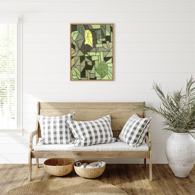 Amanti Art Cubic Prism II by Vanna Lam Framed Canvas Wall Art Print - Sylvie Maple