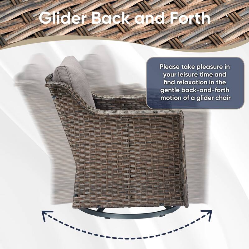 Outdoor Fire Table with Patio Funiture Set