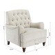 preview thumbnail 33 of 31, Benton Tufted Polyester Fabric Arm Chair by Greyson Living