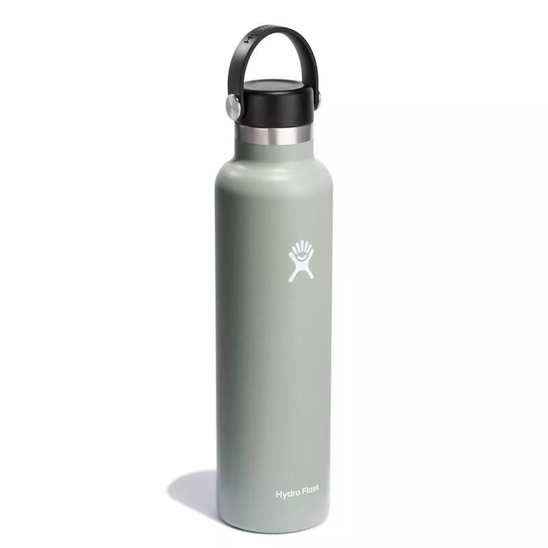 Hydro Flask Standard Mouth Vacuum Insulation Water Bottle, 24oz, Agave