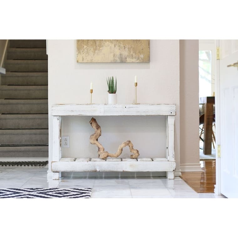 46" Luxe Console (White)