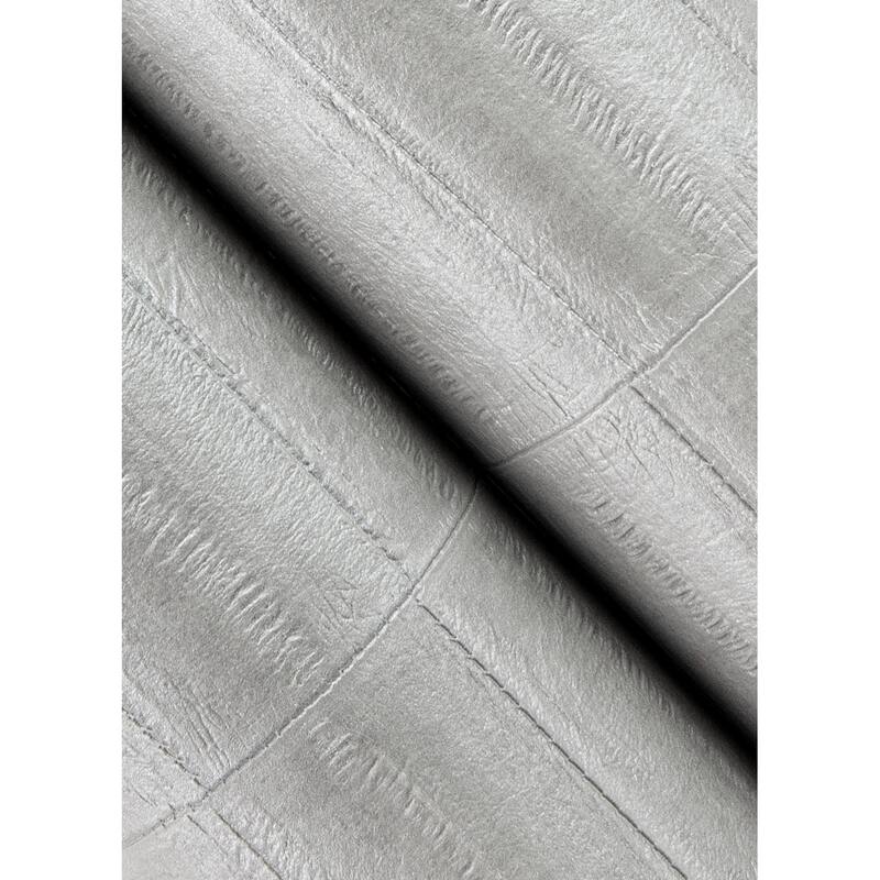 Advantage Dermot Silver Horizontal Stripe Wallpaper