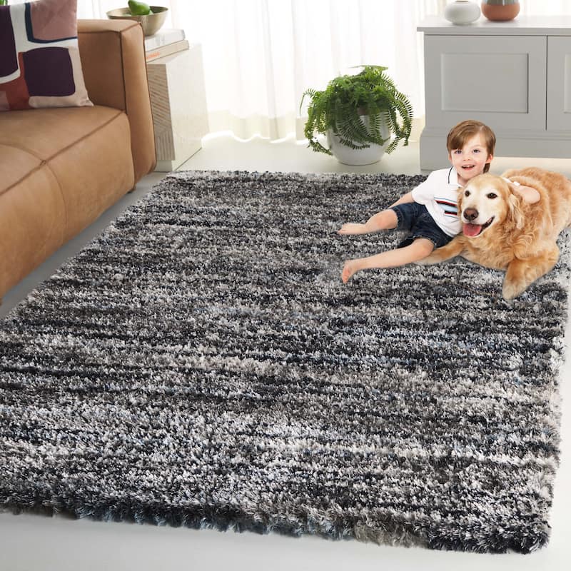 SAFAVIEH Cloud Shag Noemia Shag Rug - 8' x 10' - Grey/Blue