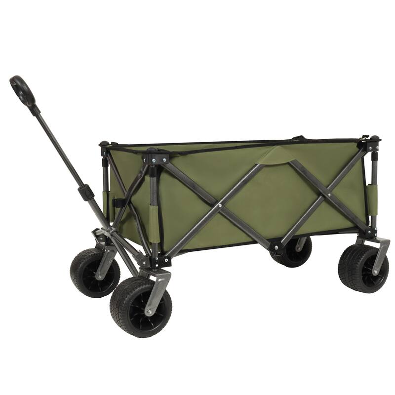 Utility Park Garden Cart - Folding Camping & Picnic Trolley, Green