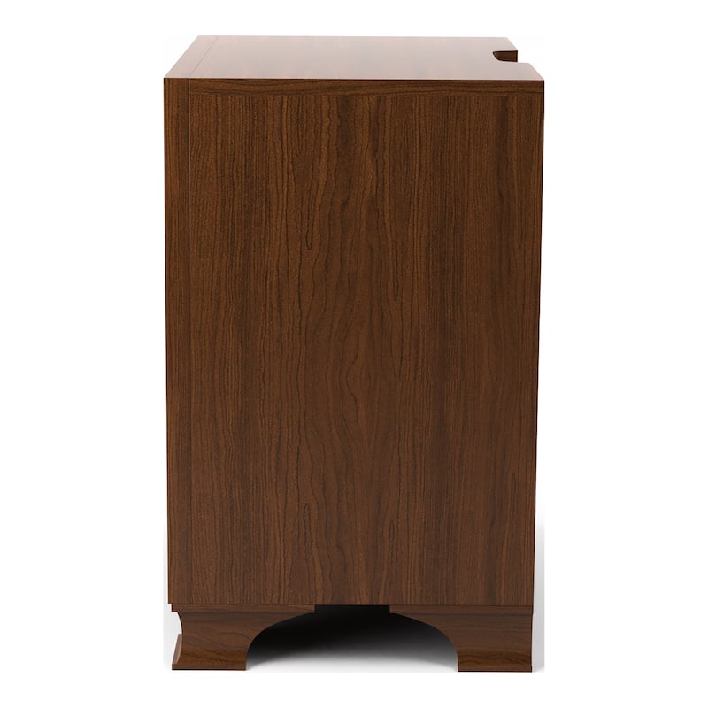Oslo Traditional Wood 3-Drawer Nightstand with USB by Furniture of America