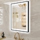 preview thumbnail 29 of 49, Extra Large Black Frame LED Bathroom Vanity Mirror with 3 Years Warranty and UL Certified 28x20