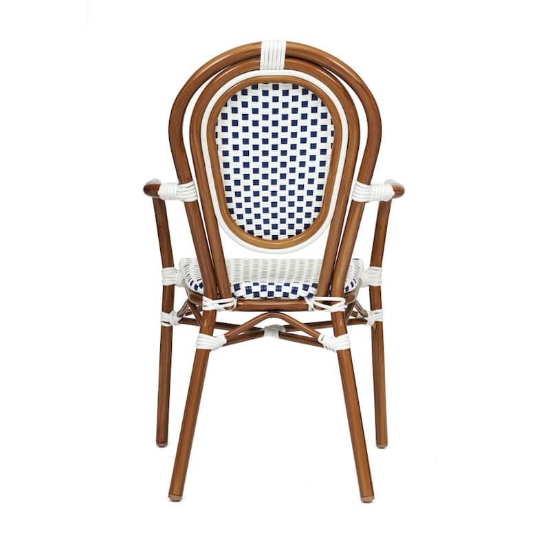 Stacking Bistro Chairs with Metal Frames