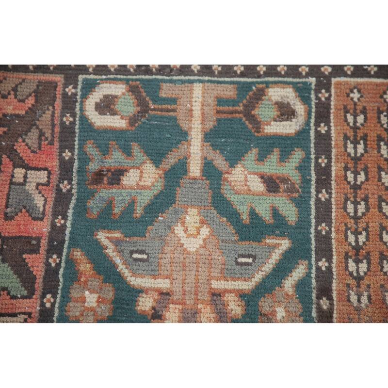 Hand Knotted Oriental 100% Wool Carpet Traditional Garden Design Multi-Colored Bakhtiari Area Rug - 10' 5'' X 6' 8''