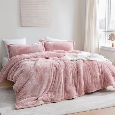 Coma Inducer® Oversized Plush Comforter - Sepia Rose
