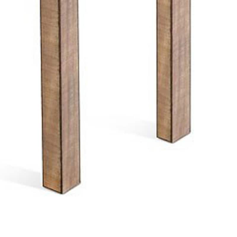 Rena Bar Height Dining Table | 48" Rectangular Top | Beige Brown Mahogany Wood