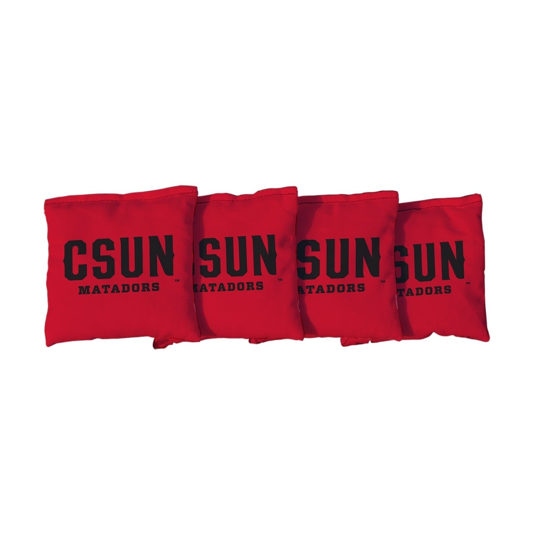 Cal State Northridge Matadors Red Cornhole Bags